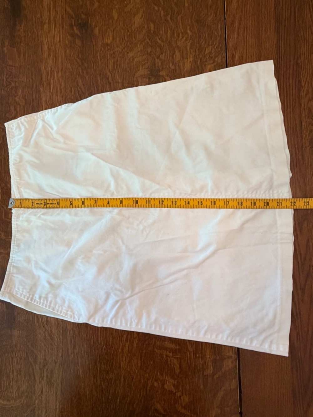 New York & Company Stretch Tech White A-Line Skirt Size 4 - Picture 6 of 10